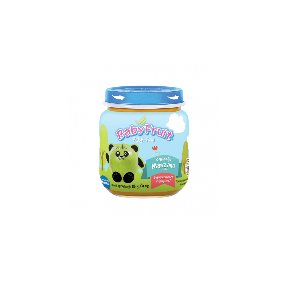 Compota de manzana Baby Fruit (113 g / 3.98 oz) - Miniatura 2