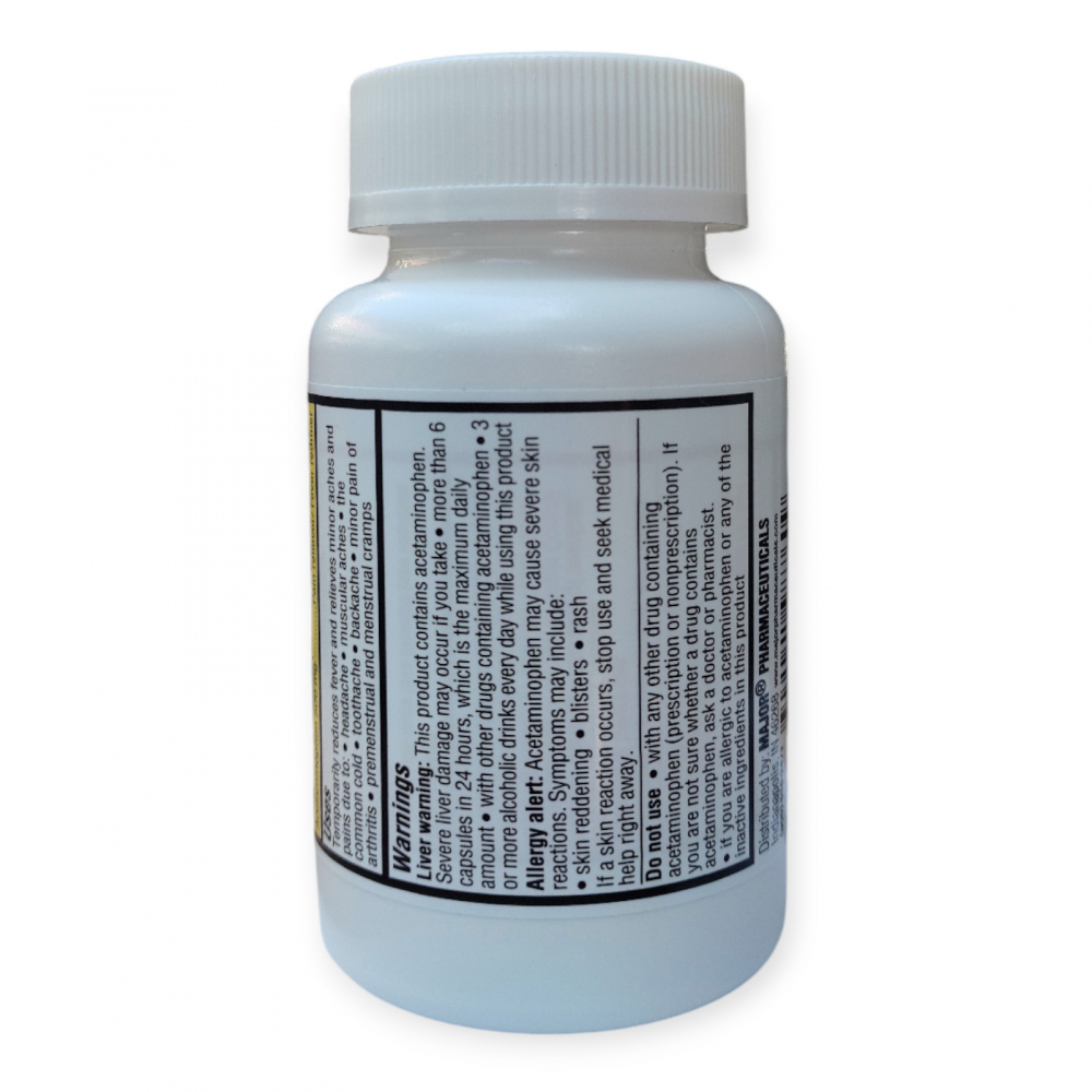 Acetaminofén 500 mg Mapap Major (100 cápsulas) - Miniatura 3