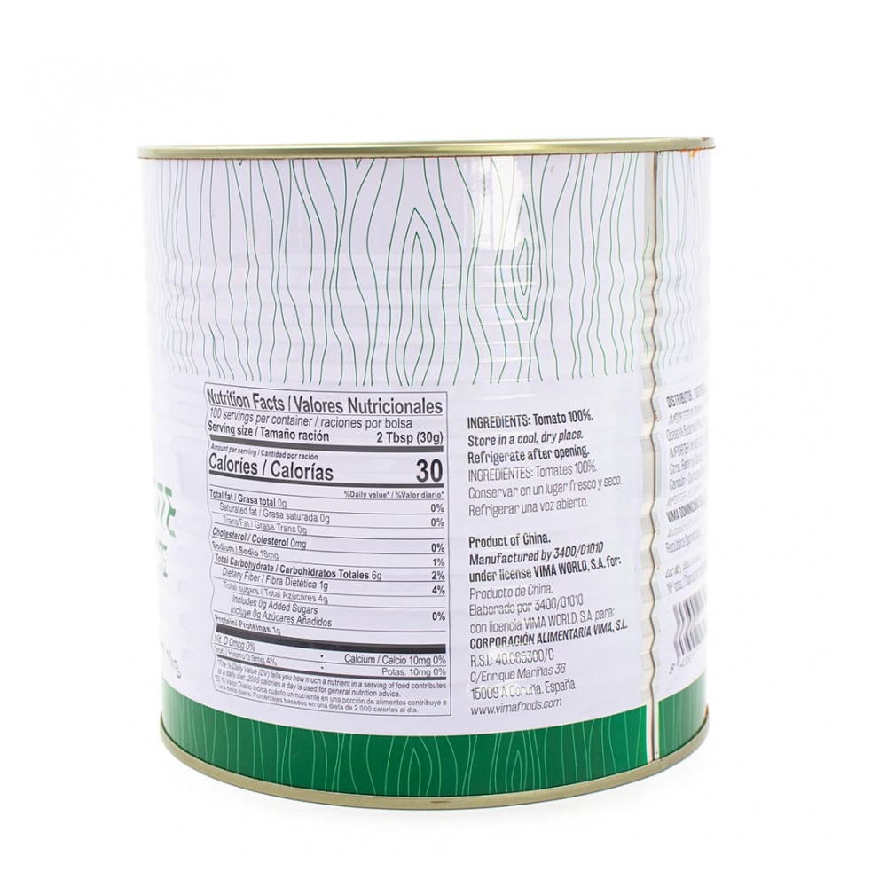 Pasta de tomate Vima Foods (3 kg / 6.6 lb) - Miniatura 4