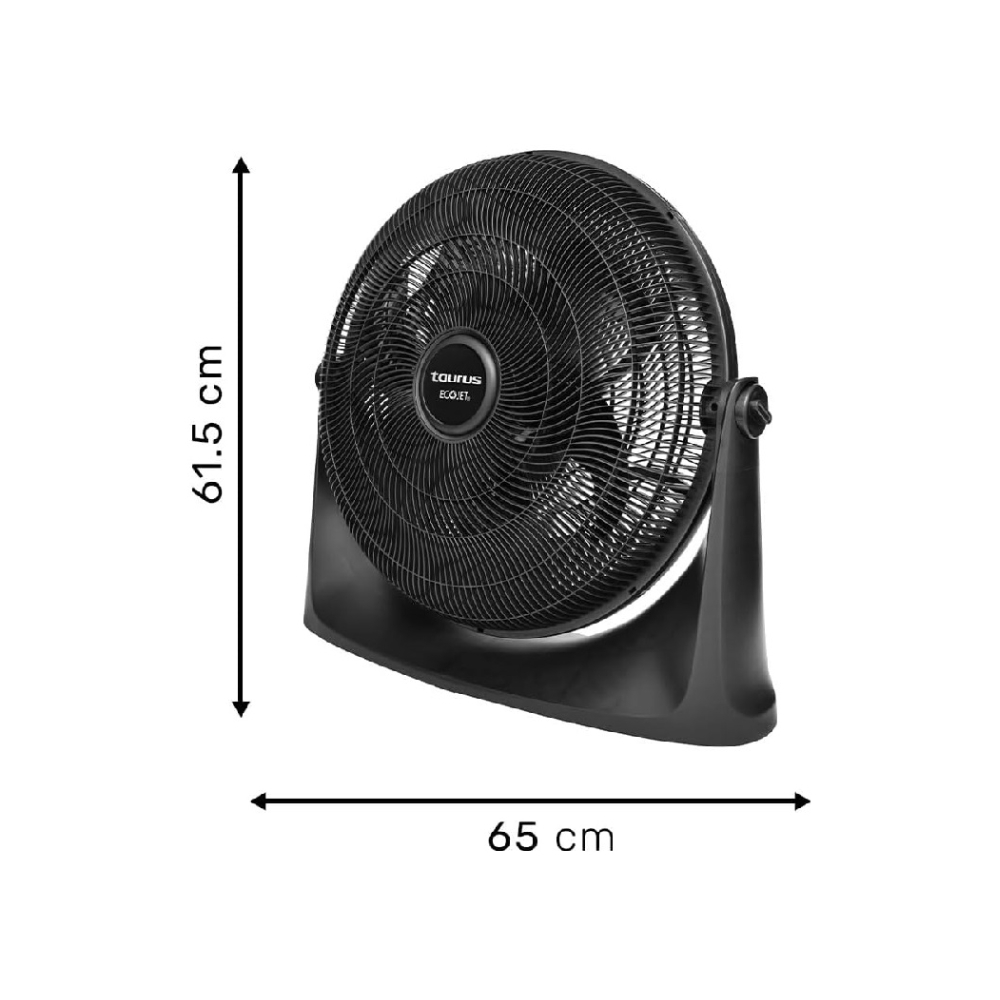 Ventilador circulador de piso de 20 pulgadas color negro Taurus Rush - Miniatura 2