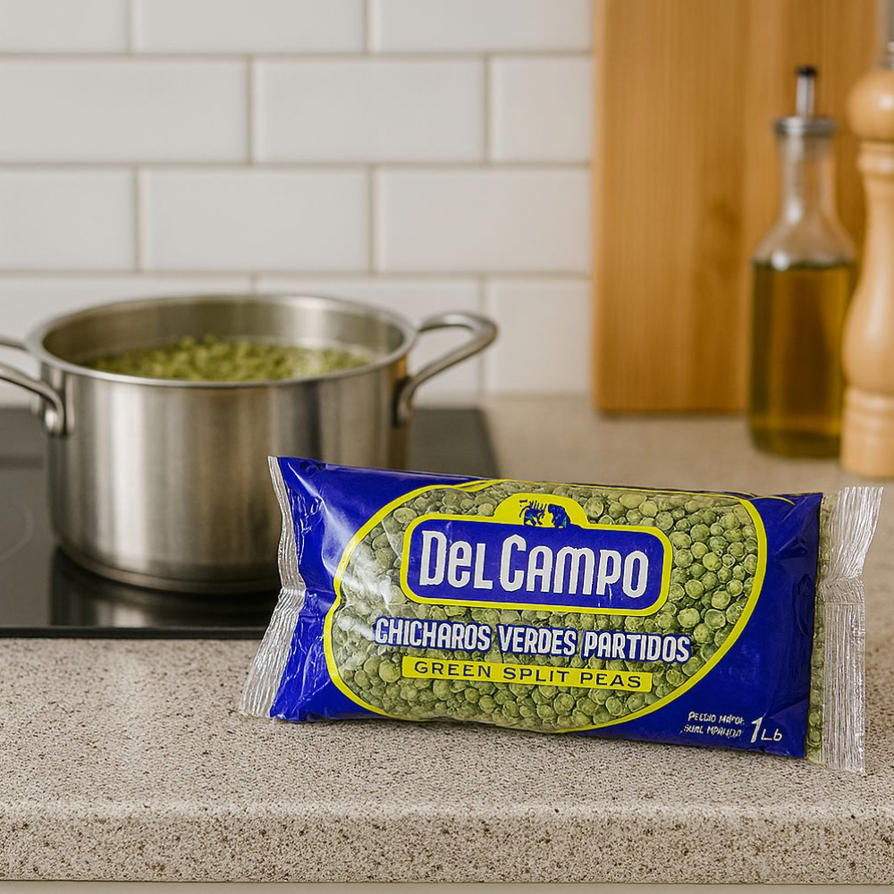 Chicharos verdes partidos Del Campo (454 g / 1 lb) - Miniatura 4