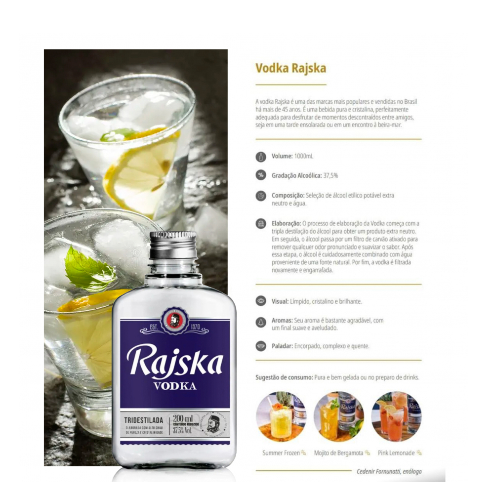 Vodka Rajska (200 ml) - Miniatura 3