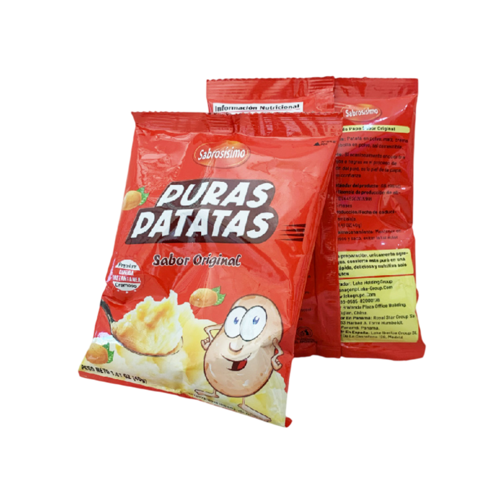 Combo Trozos de atún en aceite Sabrosísimo (1 kg /2.2 lb) + Puré de puras patatas  Sabrosísimo (2 x 40 g / 1.41 oz) - Miniatura 3