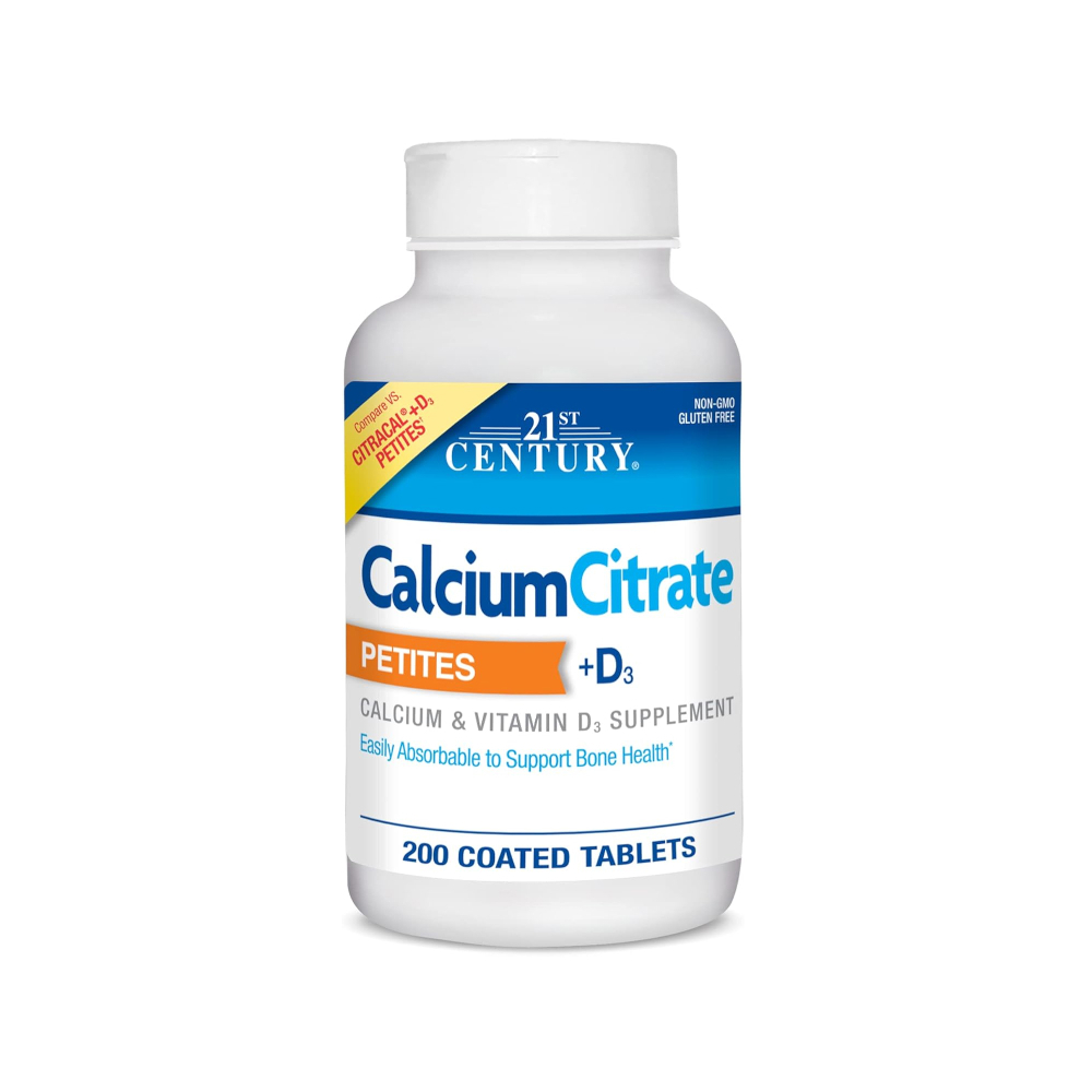 Citrato de calcio + vitamina D3 Petites 21st Century (200 tabletas) - Miniatura 3