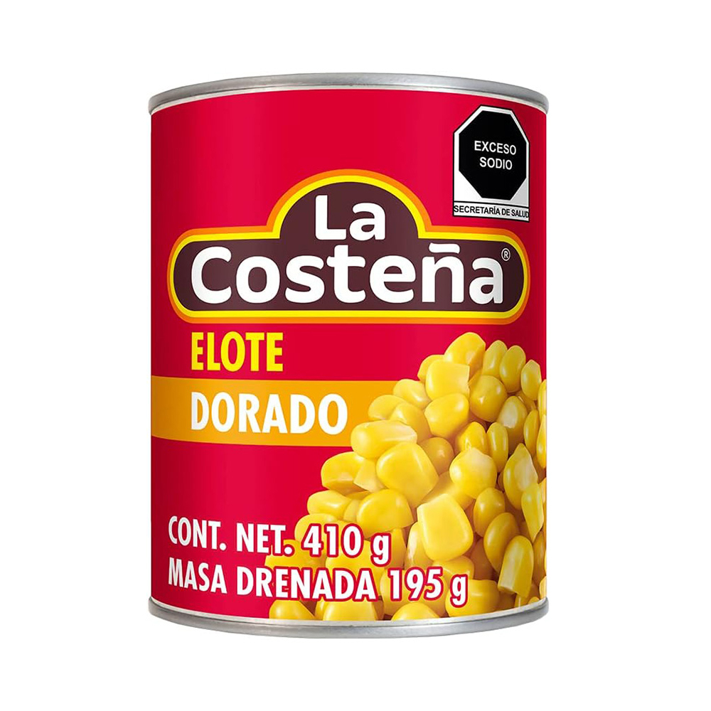 Elote dorado -maíz- La Costeña (410 g / 14.46 oz) - Miniatura 4
