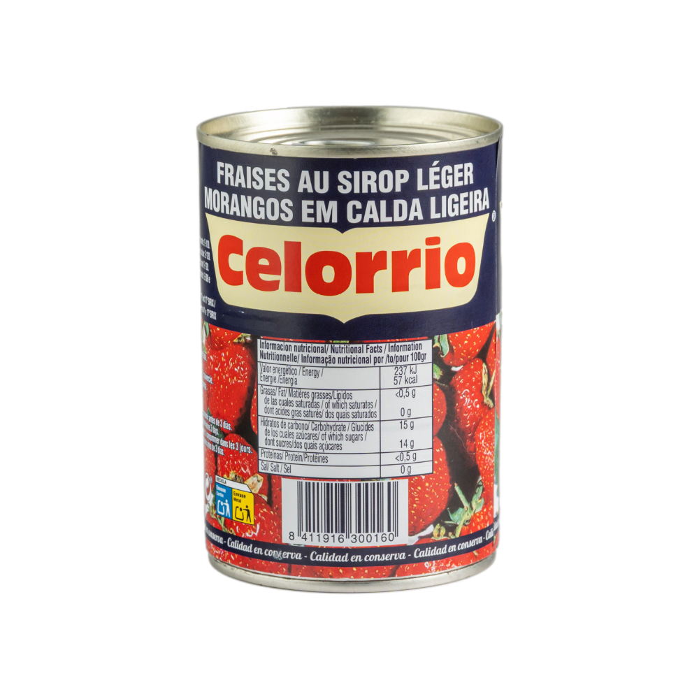 Fresas en almíbar Celorrio (420 g / 15 oz) - Miniatura 2
