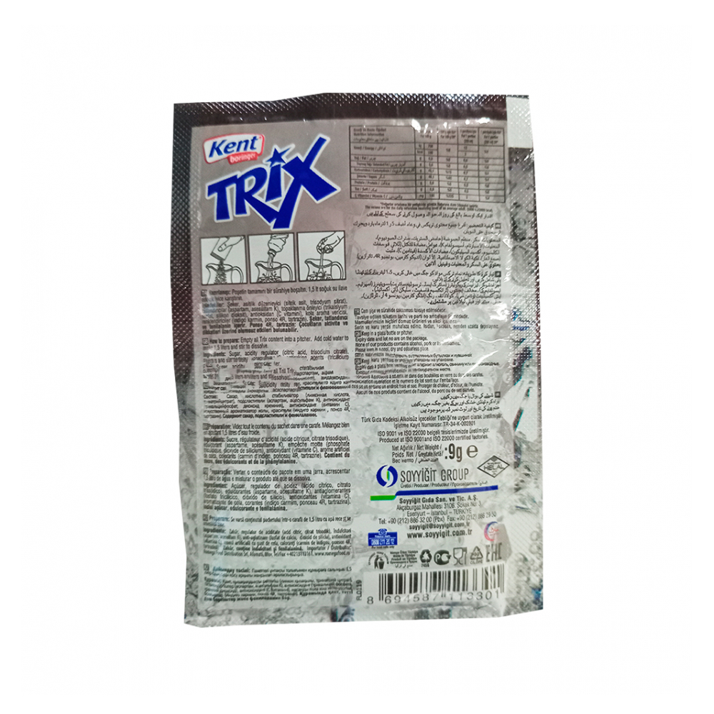 Caja de refresco en polvo sabor cola Trix (24 x 9 g) - Miniatura 3