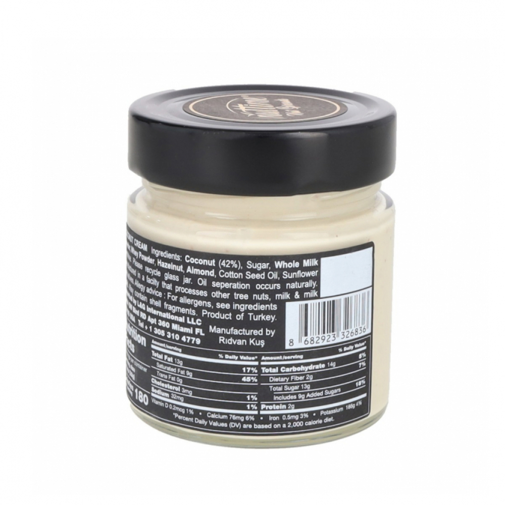 Crema de coco para untar Nuttime (6 x 250 g / 8.80 oz) - Miniatura 2