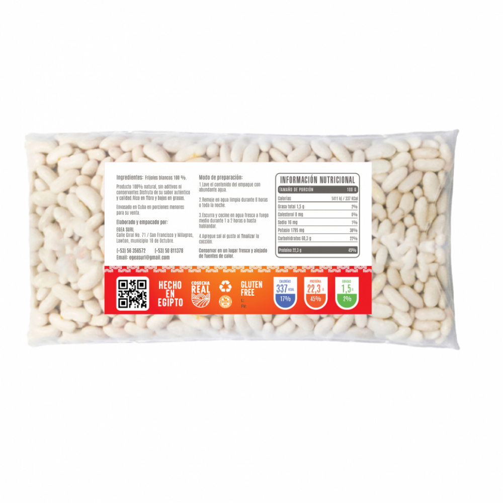Frijoles blancos Cosecha Real (3 x 500 g / 1.1 lb) - Miniatura 2