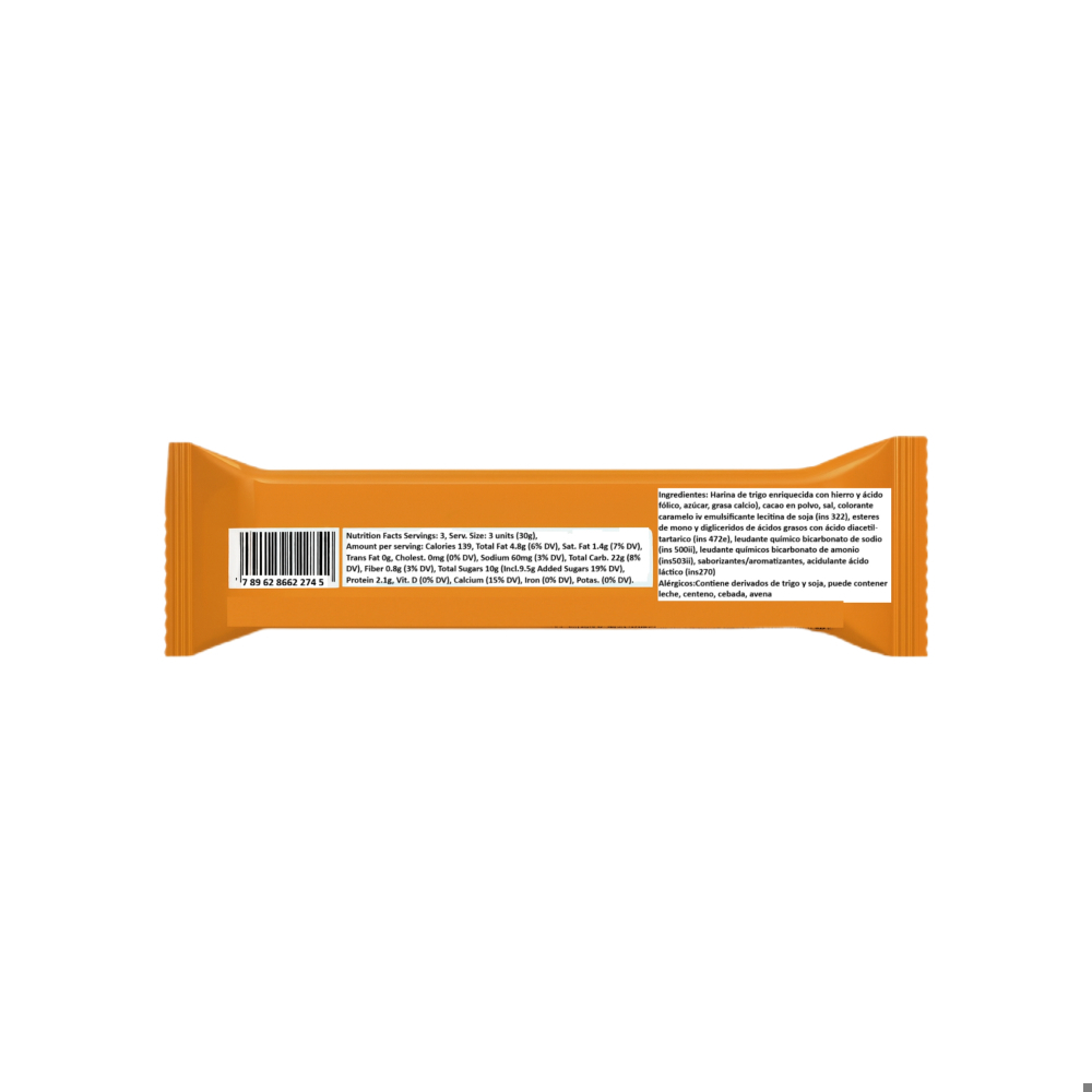 Galletas con relleno sabor dulce de leche Hipopó (80 g / 2.82 oz) - Miniatura 2