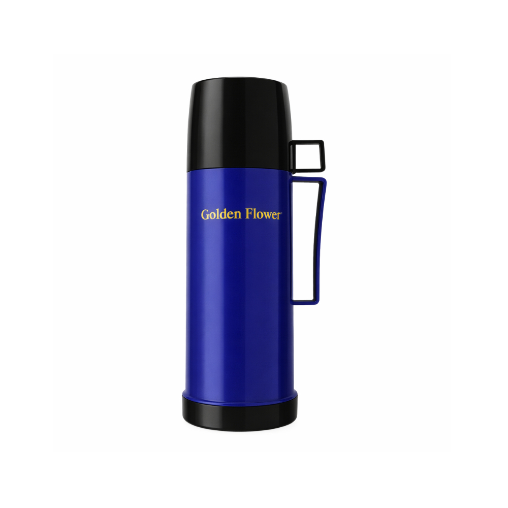 Termo azul Golden Flower - Imagen 1