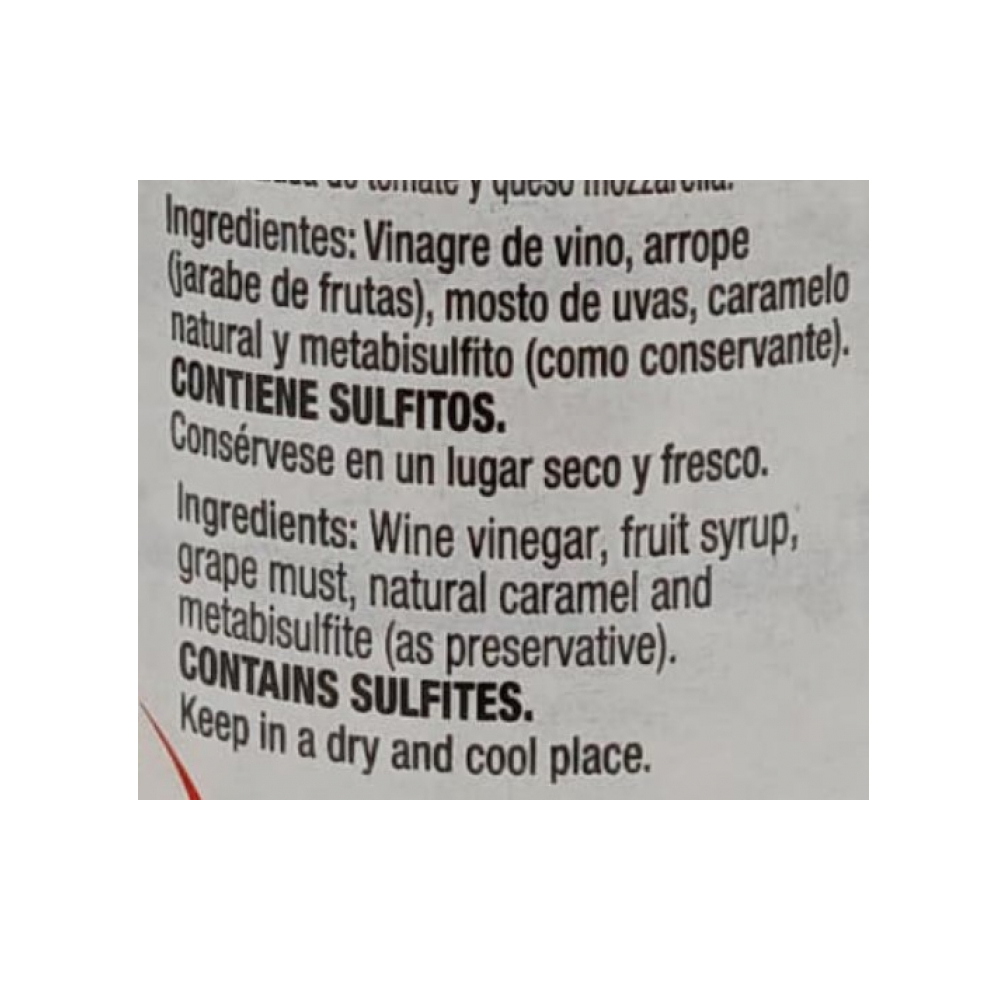 Vinagre balsámico Proluxsa (473 ml) - Miniatura 3