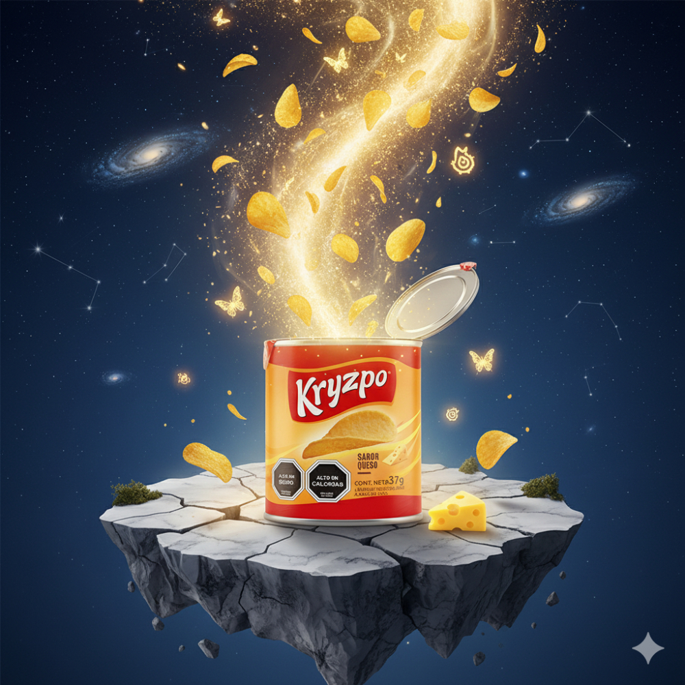 Papas sabor queso Kryzpo (37 g / 1.3 oz) - Miniatura 4