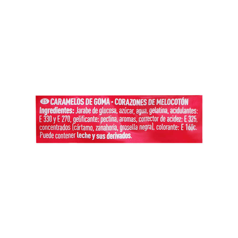 Gomitas corazónes de melocotón El Corte Inglés (200 g / 7.05 oz) - Miniatura 3