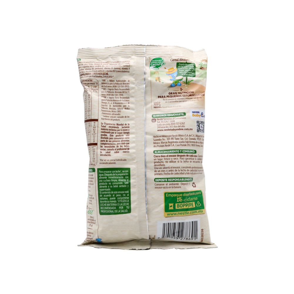 Cereal seco para lactantes de trigo, arroz, avena y cebada Nestum Nestlé (270 g / 9.52 oz) - Miniatura 4