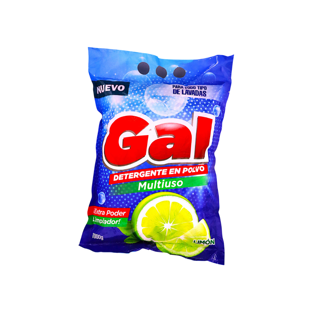 Detergente en polvo aroma limón Gal (1 kg / 2.20 lb) - Miniatura 3