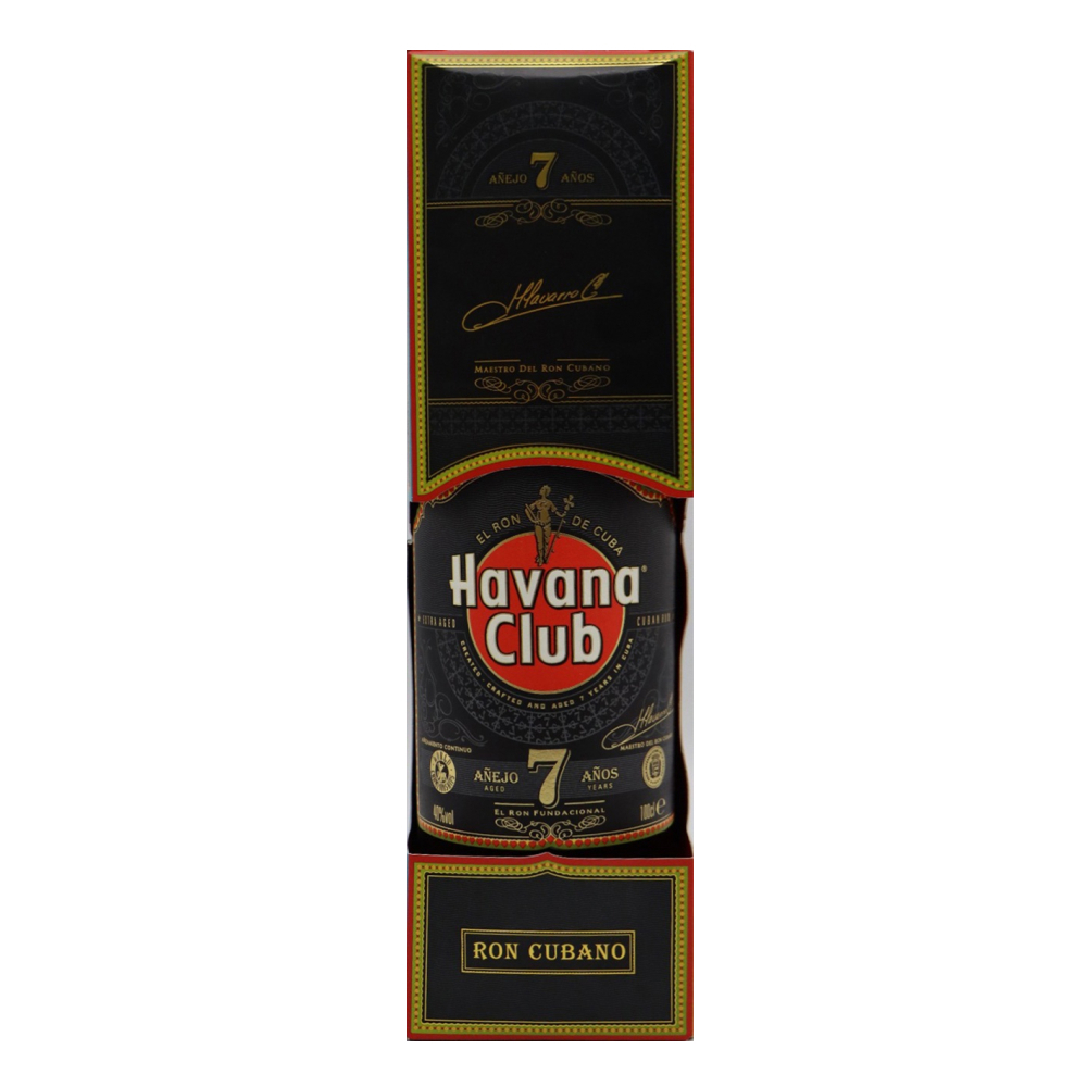 Ron añejo 7 años en estuche Havana Club (1 L) - Miniatura 2