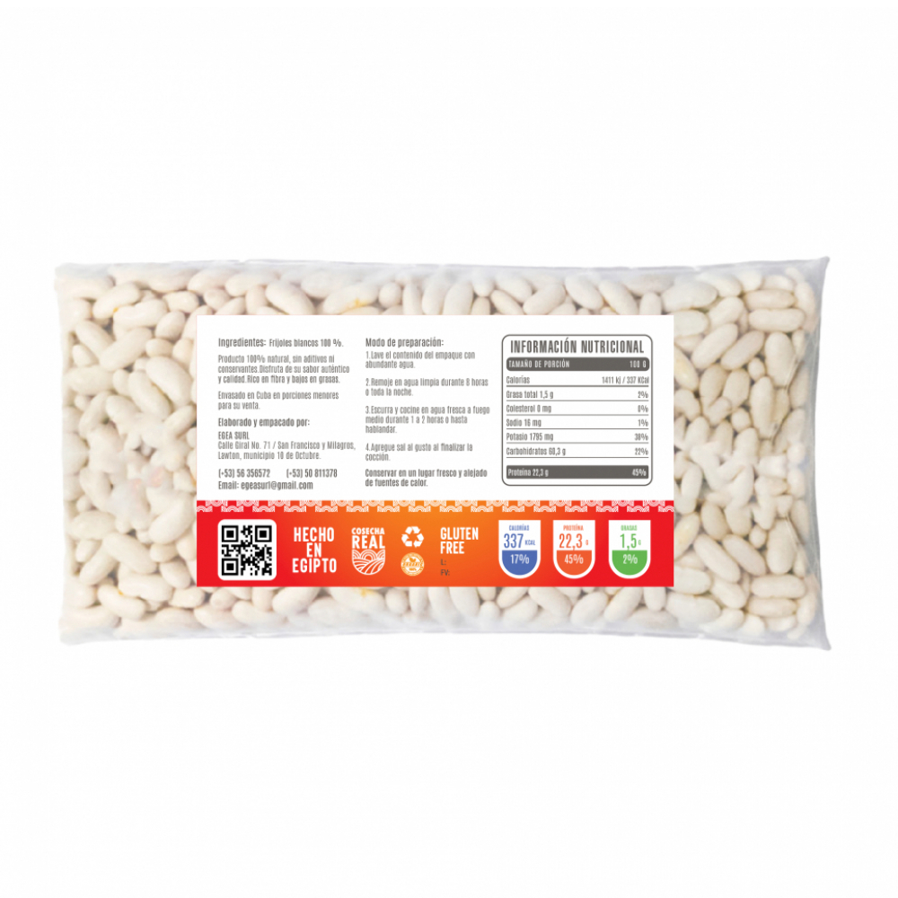 Frijoles blancos Cosecha Real (6 x 500 g / 1.1 lb) - Miniatura 2