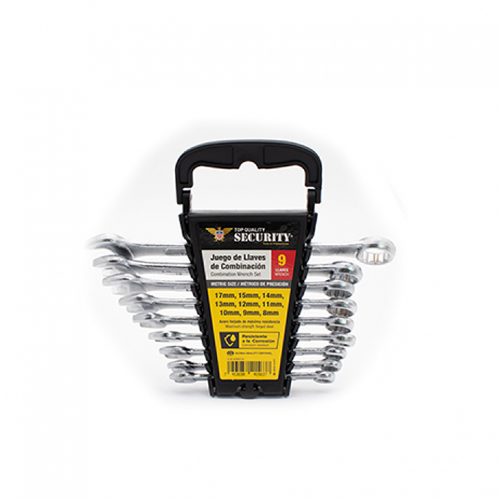 Juego de llaves combinadas Security (9 U) - Miniatura 3