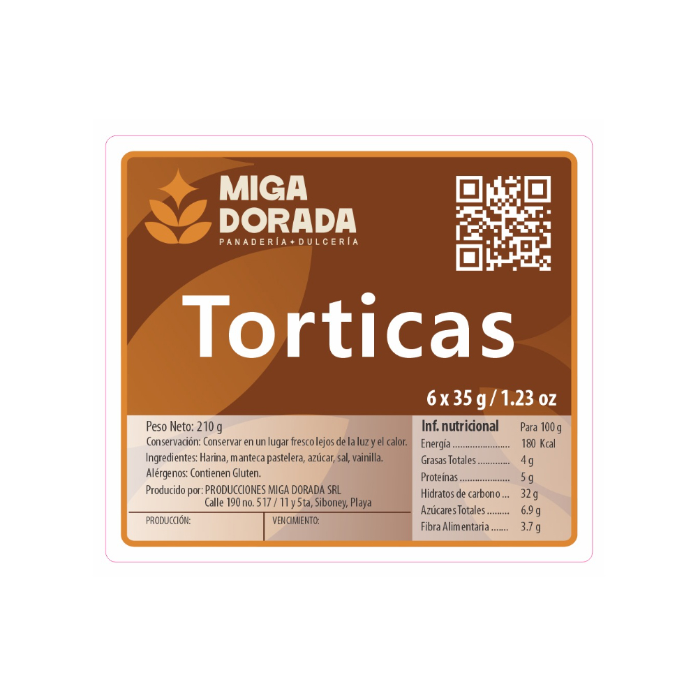 Torticas Miga Dorada (6 x 35 g / 1.23 oz) - Miniatura 4