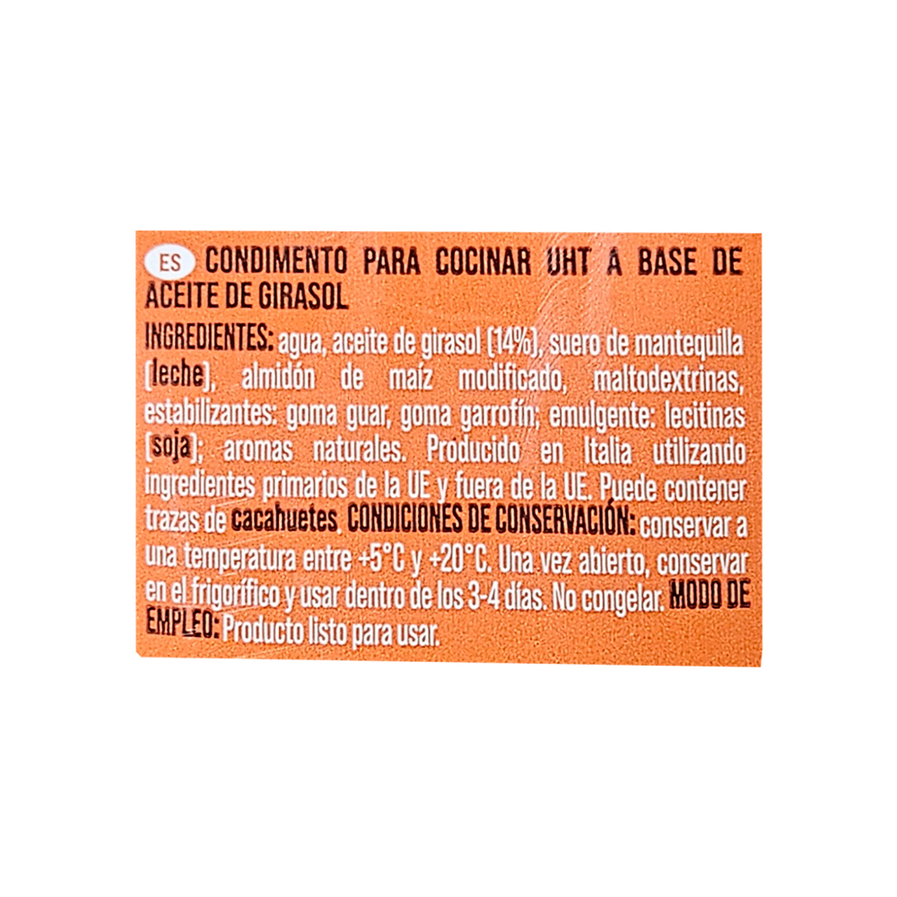 Crema nata Gran Cucina Hulalá (500 g / 1.1 lb) - Miniatura 2