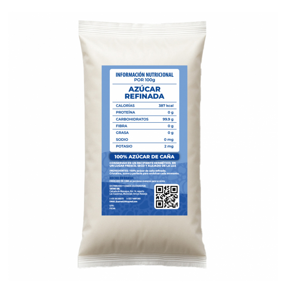 Azúcar blanca refinada Campo Vivo (4 x 500 g / 1.1 lb) - Miniatura 3