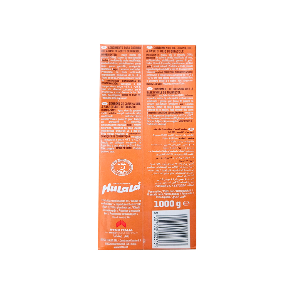 Crema nata Gran Cucina Hulalá (1 kg / 2.2 lb) - Miniatura 3