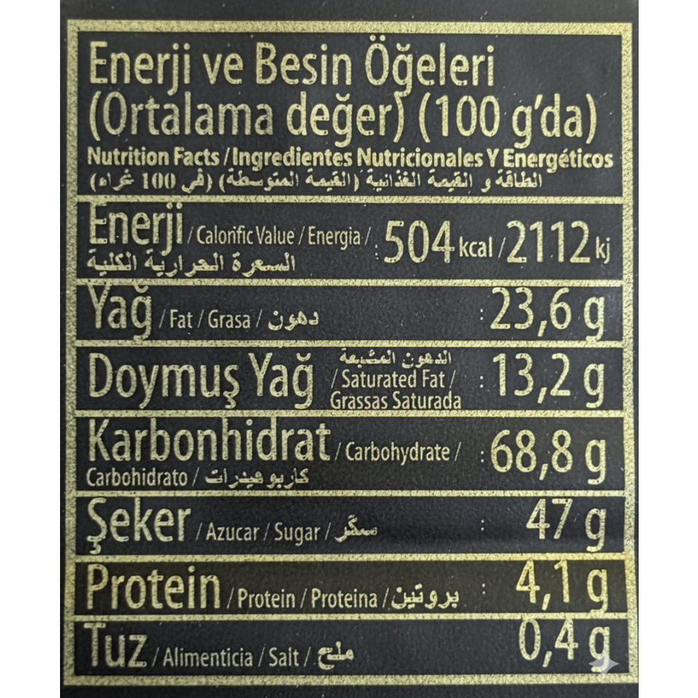 Wafer rellena de crema de cacao con avellana y cubierta de chocolate blanco Mega Bifa (100 g / 3.52 oz) - Miniatura 3