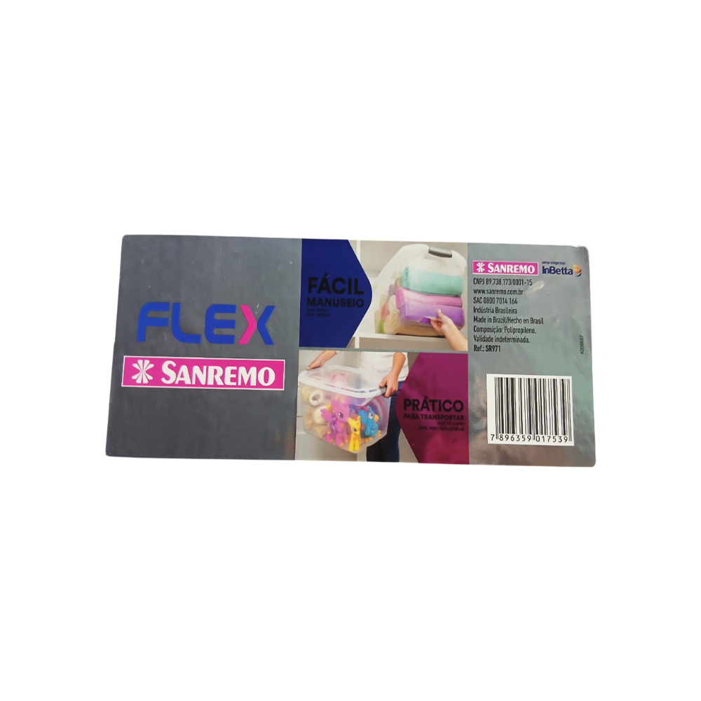 Caja organizadora de plástico 68 L Ref: SR971 Sanremo - Miniatura 3