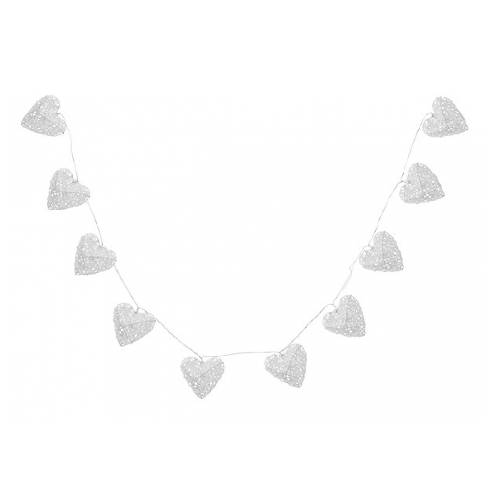 Tira de luces LED de 10 corazones Casa y Menaje - Miniatura 2
