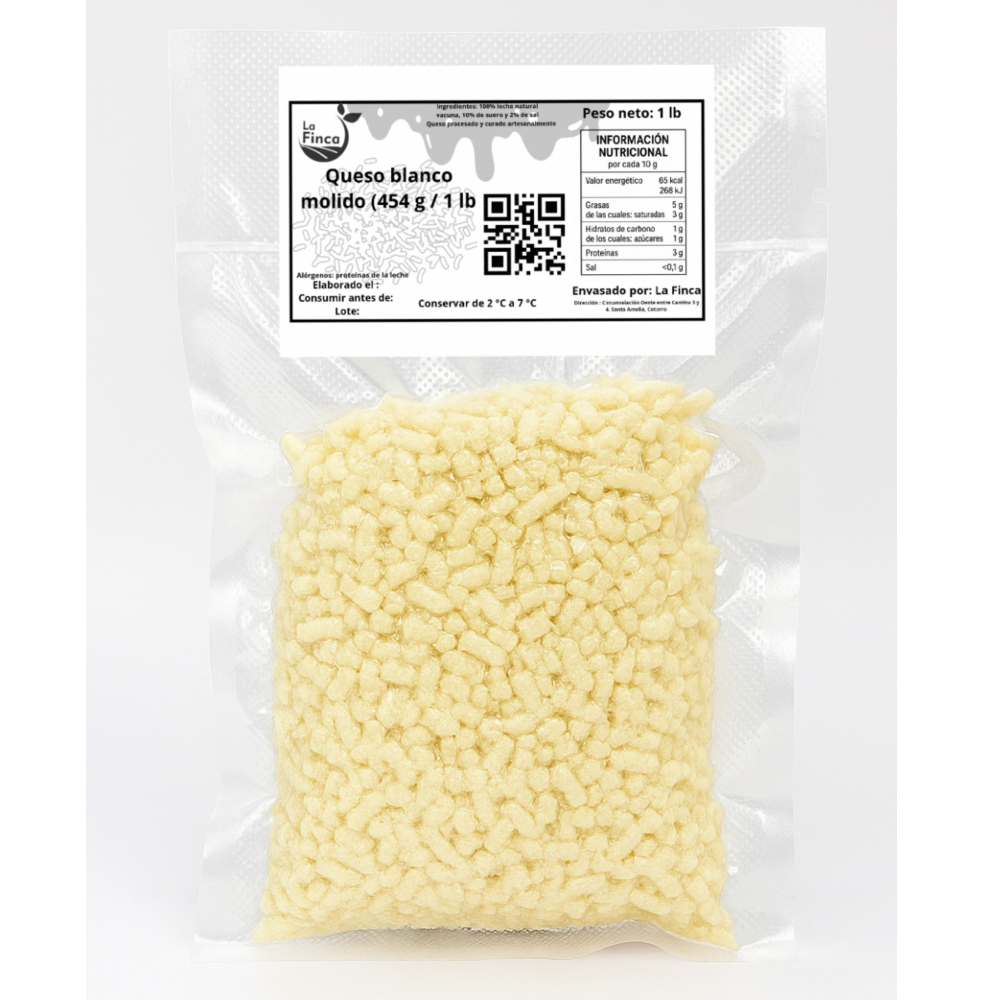 Queso blanco molido La Finca (454 g / 1 lb) - Imagen 1
