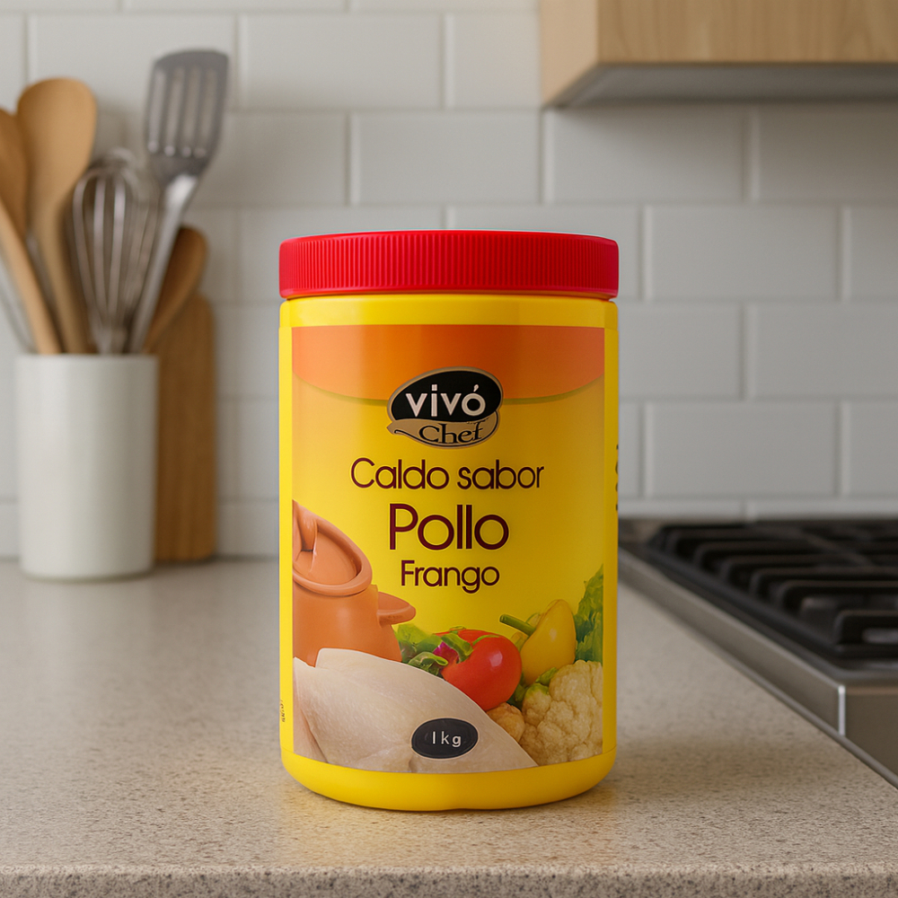 Caldo sabor pollo Vivo Chef (1 kg / 2.2 lb) - Miniatura 4