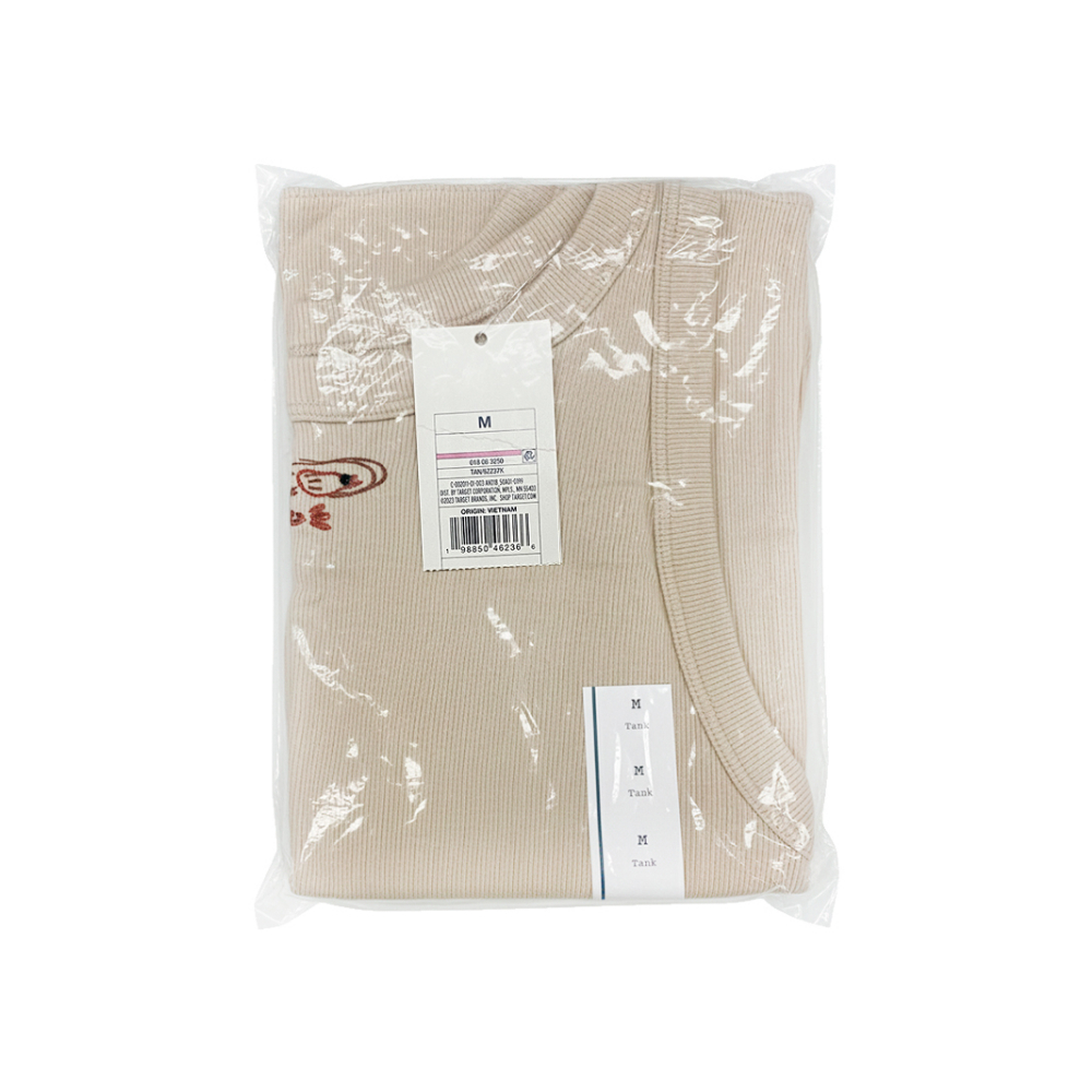 Camiseta de tirantes de punto con icono bordado para mujer color bronceado A New Day (Talla - M) - Miniatura 2