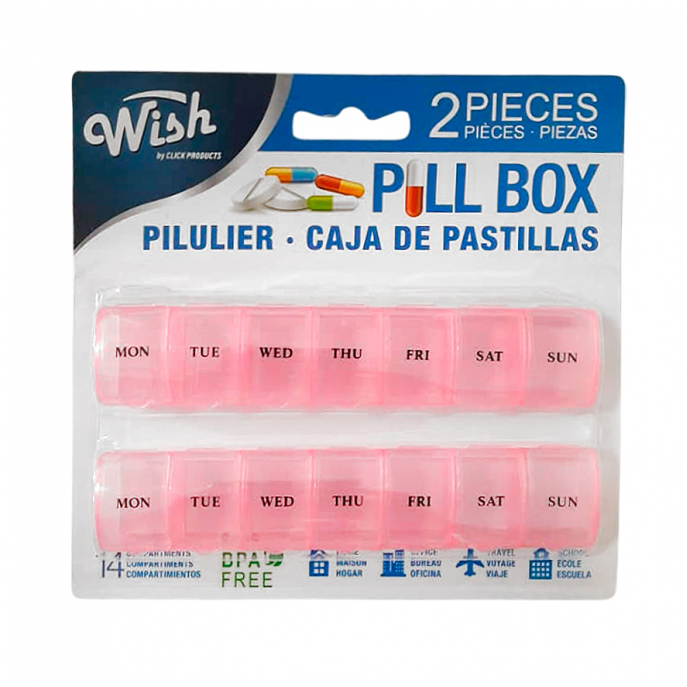 Pastillero de 7 compartimentos Wish (2 U) - Miniatura 3