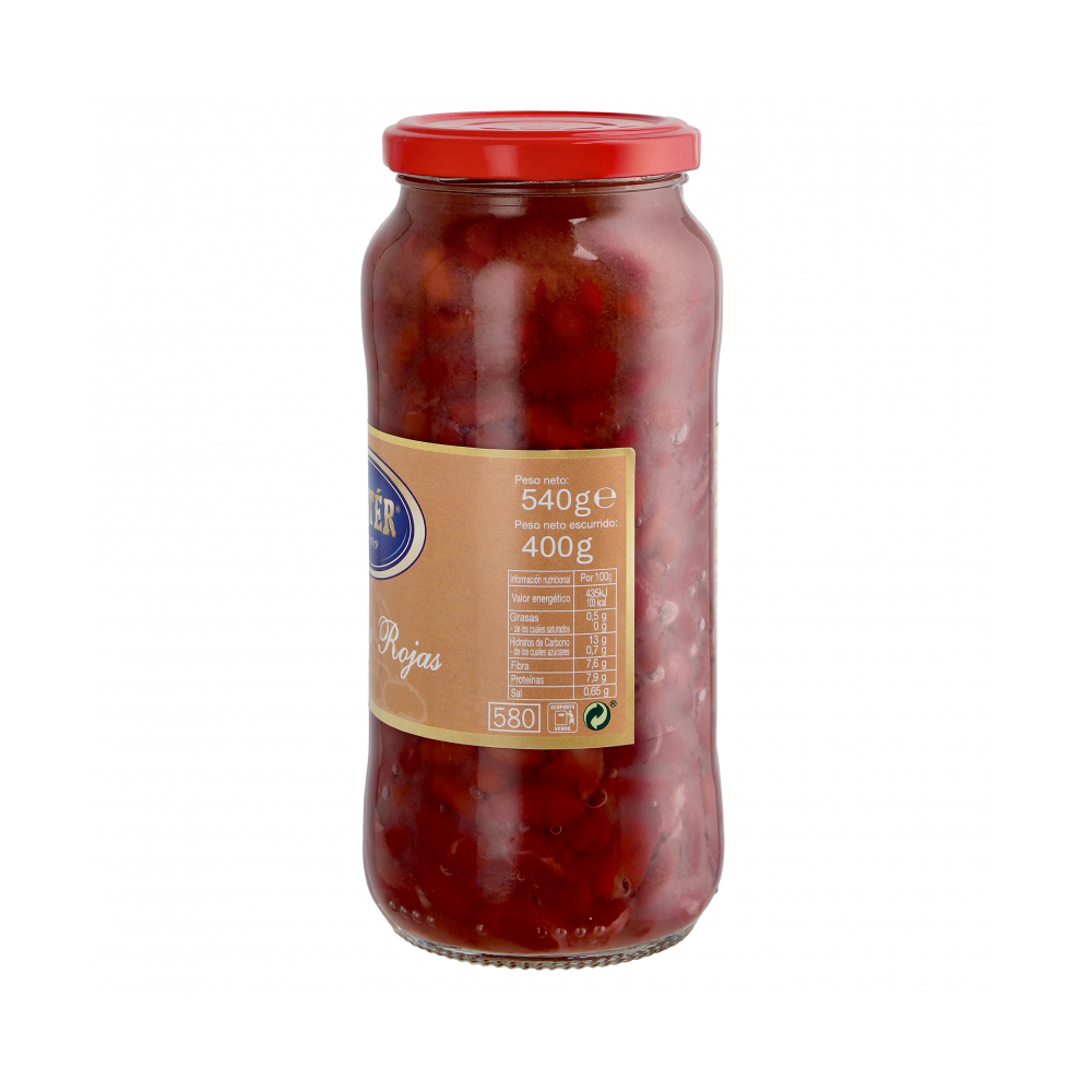 Alubias rojas cocidas Cistér (540 g / 1.19 lb) - Miniatura 2