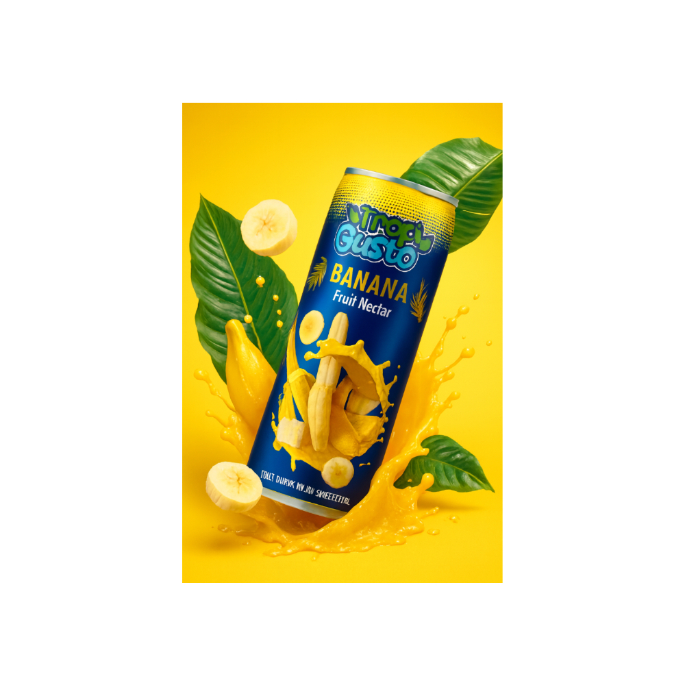 Néctar de frutas sabor banana Tropi Gusto (12 x 250 ml) - Miniatura 4
