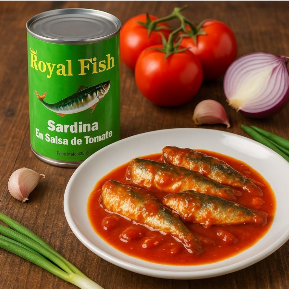 Sardinas en salsa de tomate Royal Fish (425 g / 15 oz) - Miniatura 2