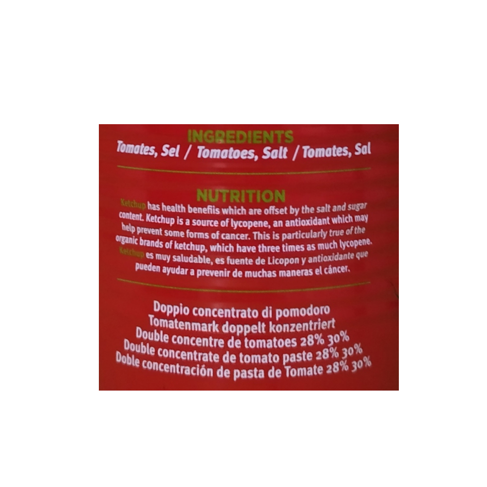 Pasta de tomate Portrane Foods (400 g / 14.10 oz) - Miniatura 4