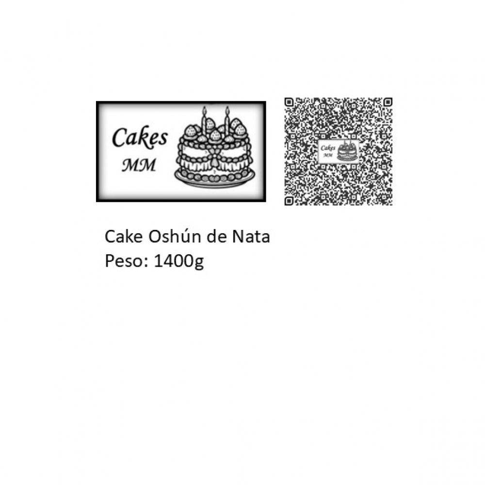 Cake Oshún de nata Cakes MM (12 comensales) - Miniatura 2