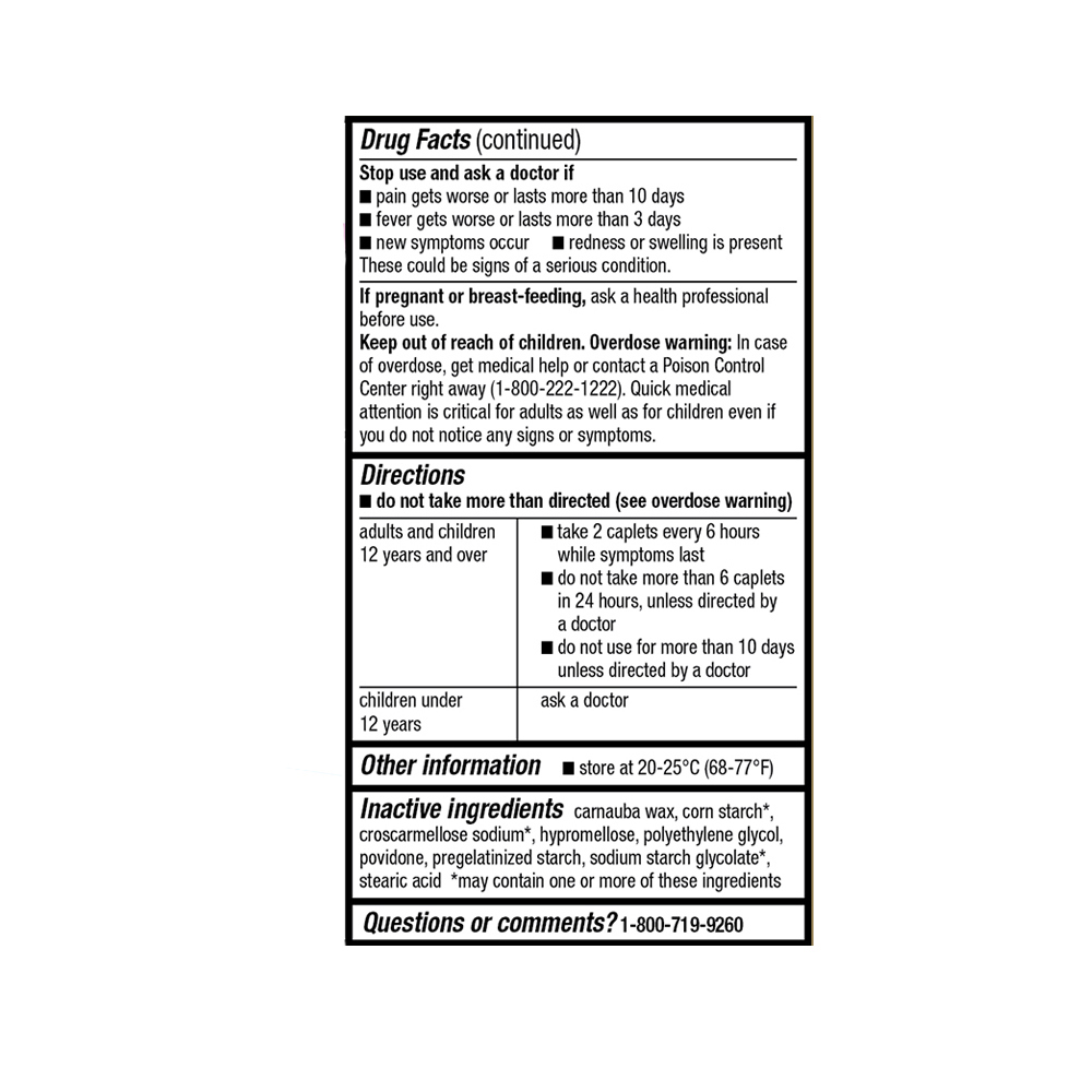 Acetaminofén 500 mg GoodSense (100 tabletas) - Miniatura 3