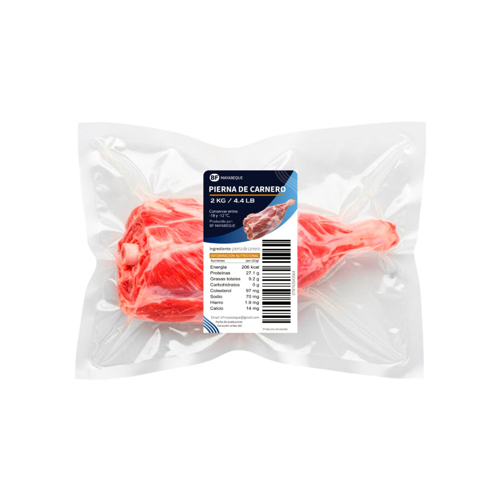 Pierna de carnero BF Mayabeque (2 kg / 4.4 lb) - Miniatura 3