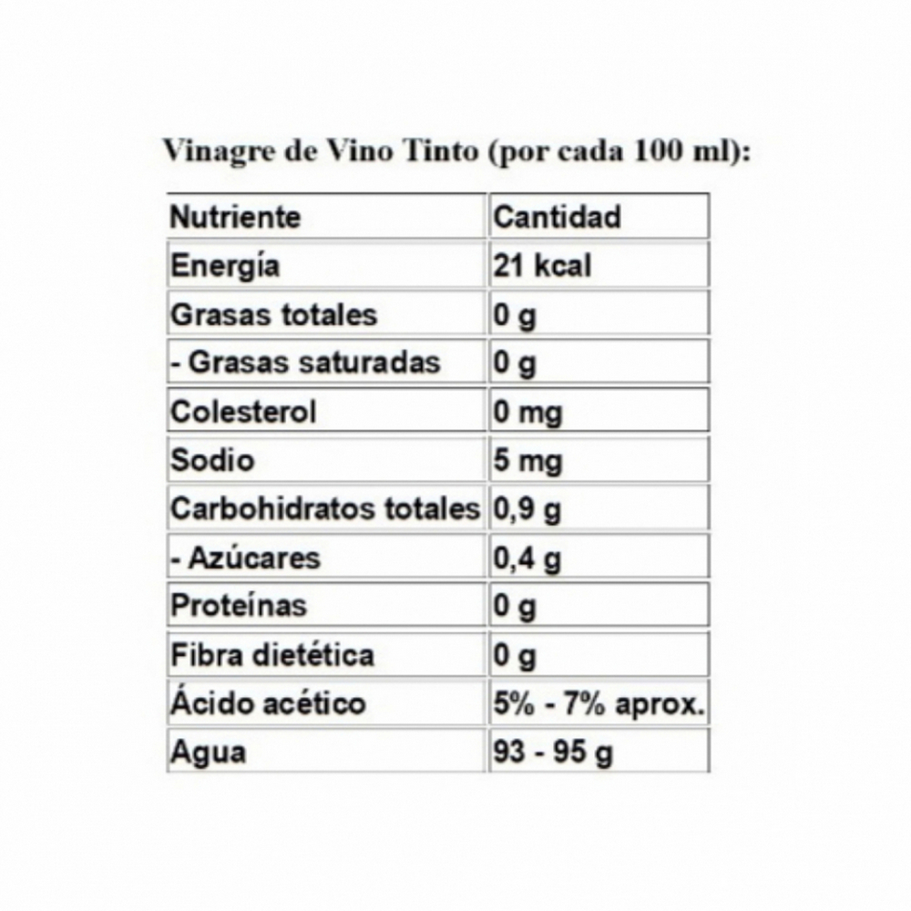 Vinagre de vino tinto Don Roy (1 L) - Miniatura 3