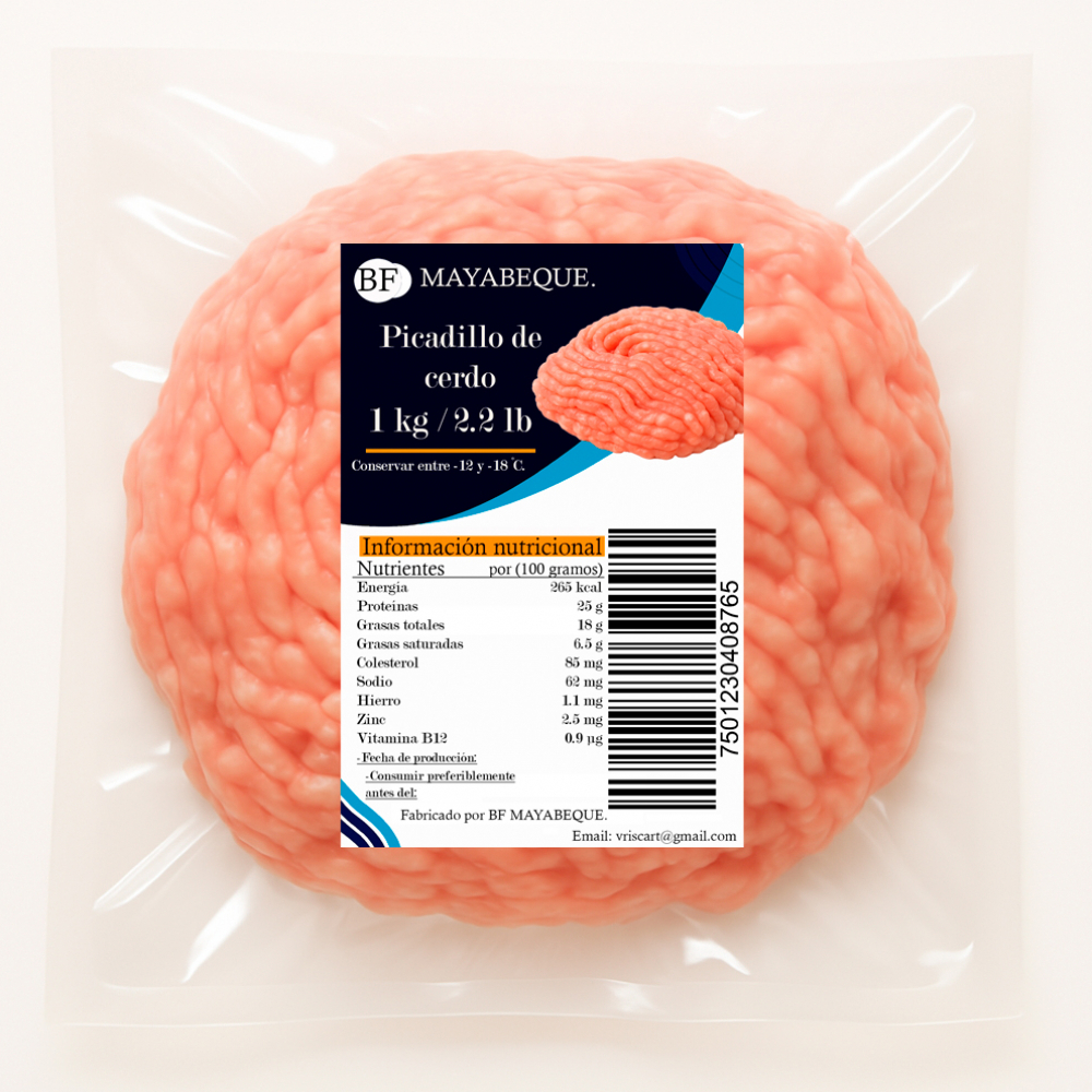 Picadillo de cerdo BF Mayabeque (1 kg / 2.2 lb) - Miniatura 2
