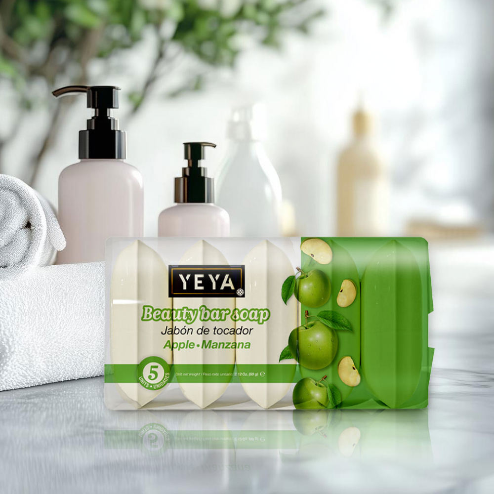 Jabón de tocador de manzana YEYA (2 x 300 g / 10.58 oz) - Miniatura 4
