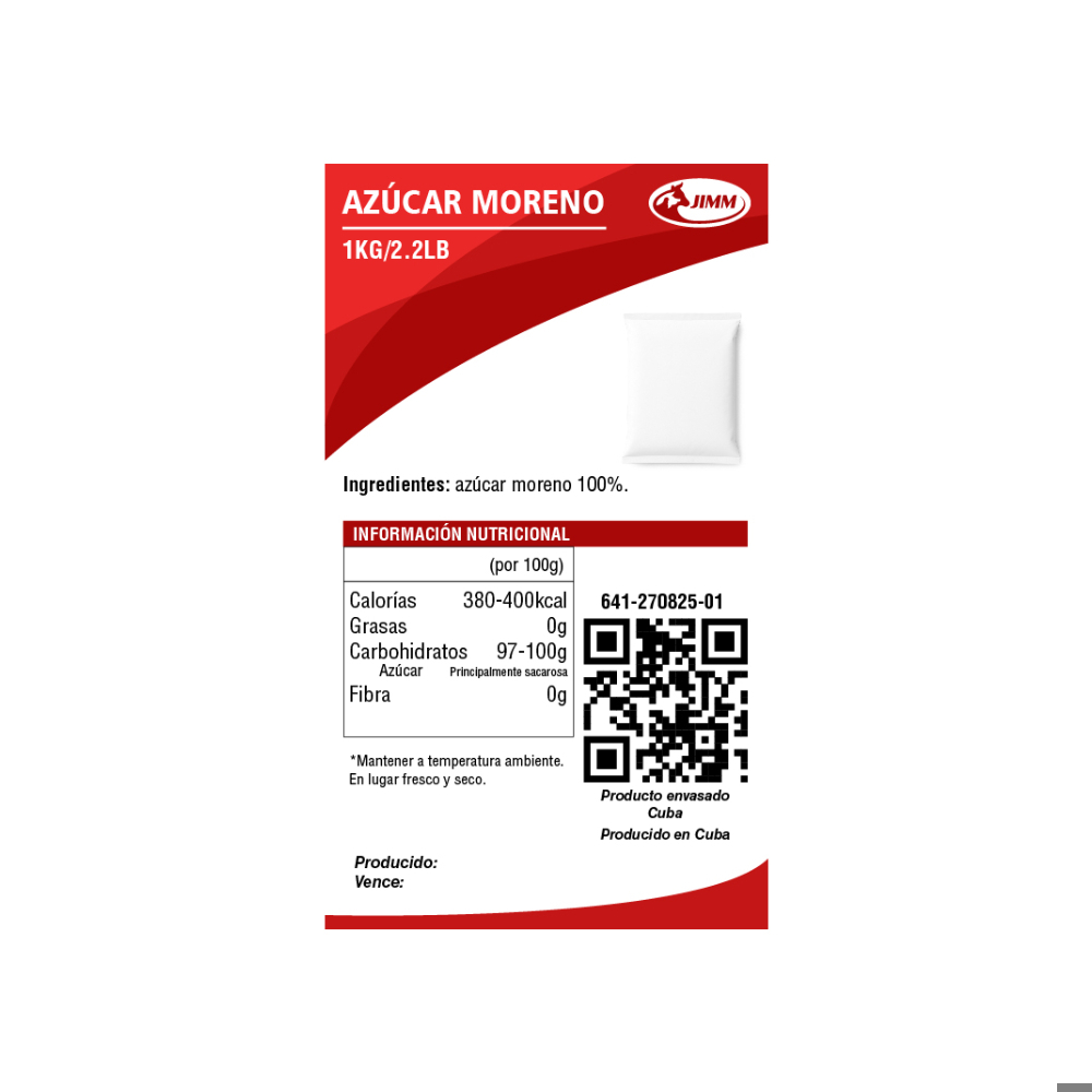Azúcar moreno Jimm (1 kg / 2.2 lb) - Miniatura 2