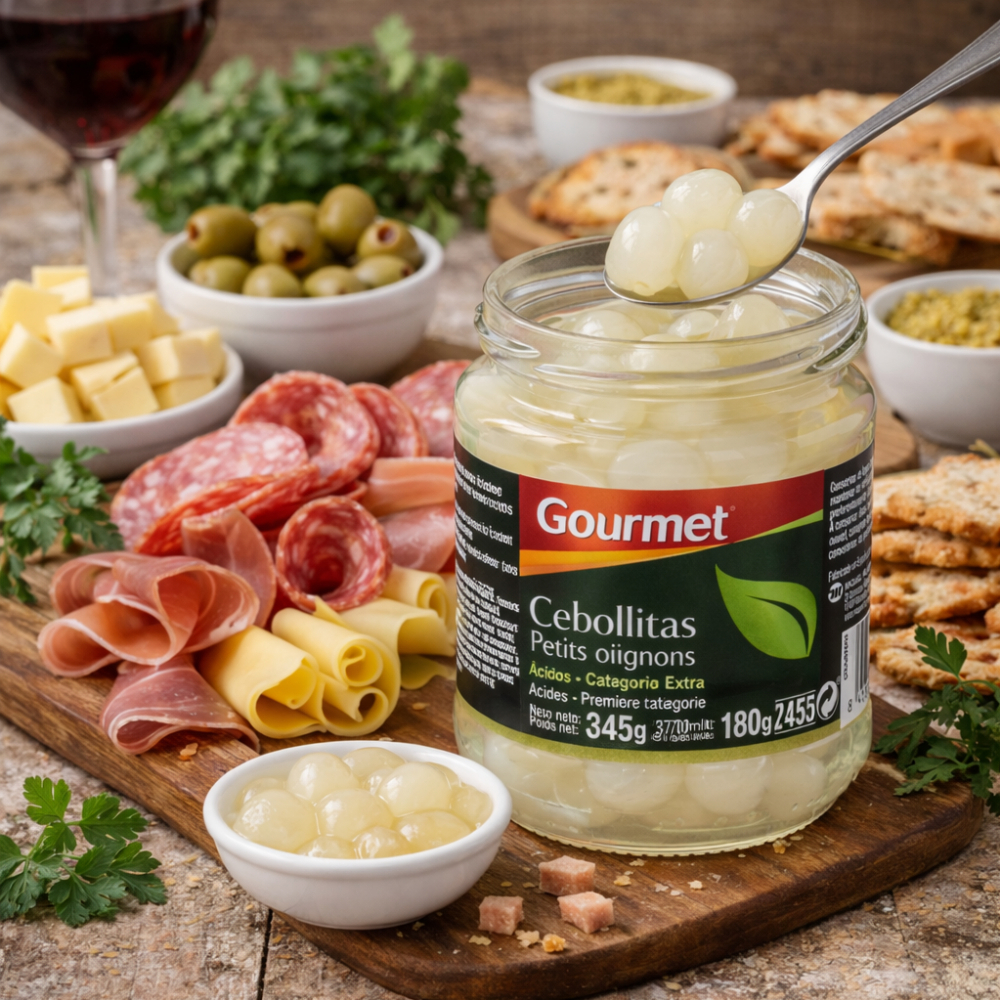 Cebollitas en vinagre Gourmet (345 g / 12.16 oz) - Miniatura 4