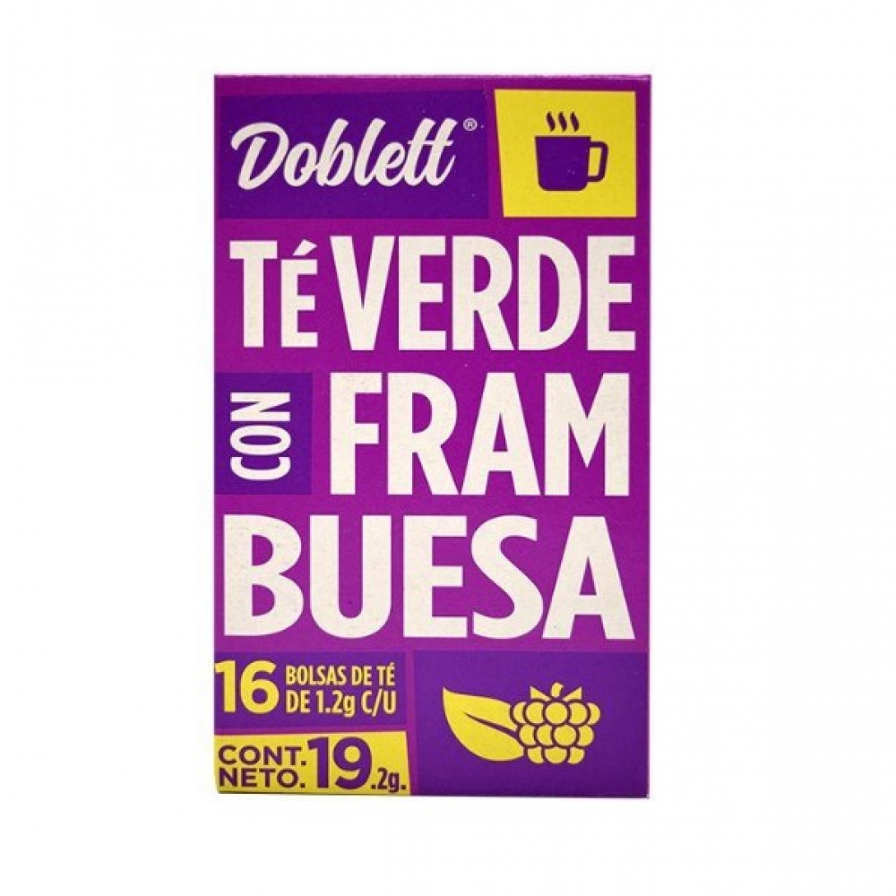 Té verde con frambuesa Doblett (19.2 g) - Miniatura 2