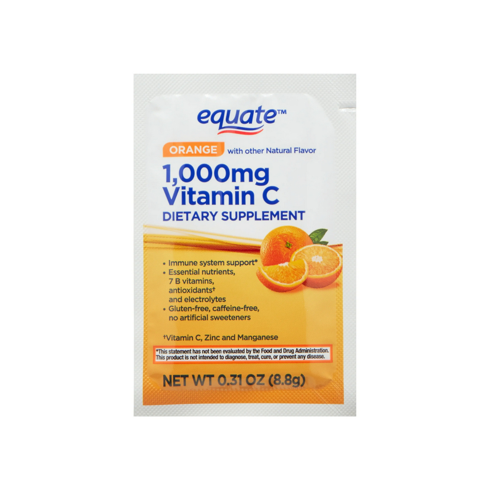 Vitamina C 1000 mg Equate (10 sobres) - Miniatura 3
