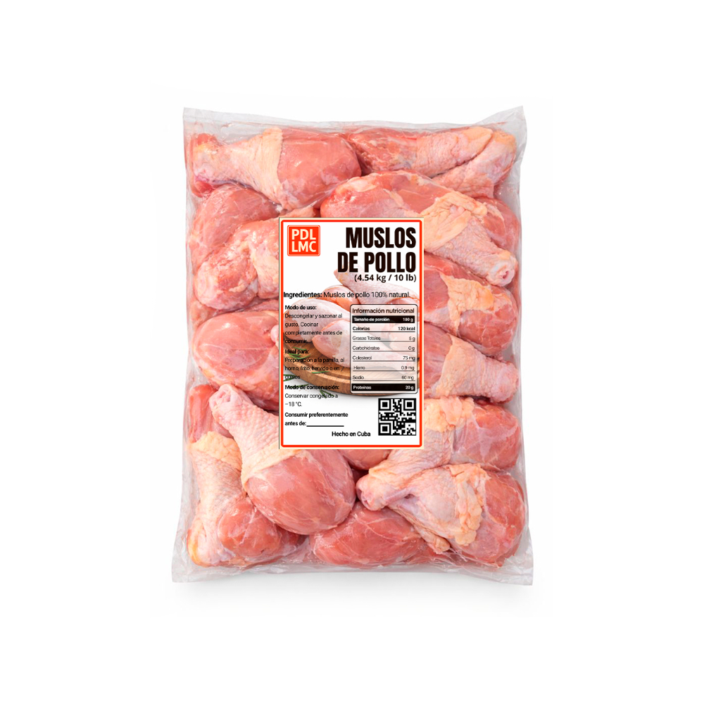 Muslos de pollo PDL LMC (4.54 kg / 10 lb) - Miniatura 2