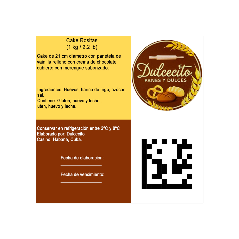 Cake Rositas Dulcecito (para 15 personas) - Miniatura 3